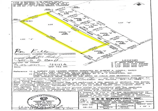 Photo 9 of Land for sale at Prosper Dr, Lacombe, LA 70445 | MLS# 2547479 | Listing updated on 2026-03-16