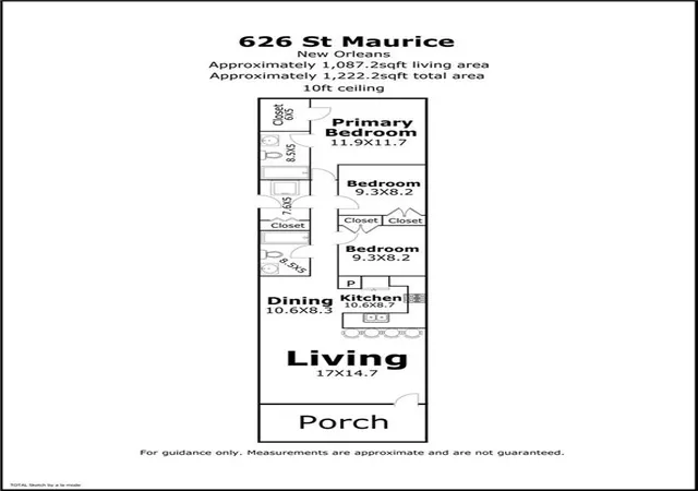 Homes for sale in New Orleans, LA | 626 St Maurice Ave, New Orleans, LA 70117 | MLS# 2549930