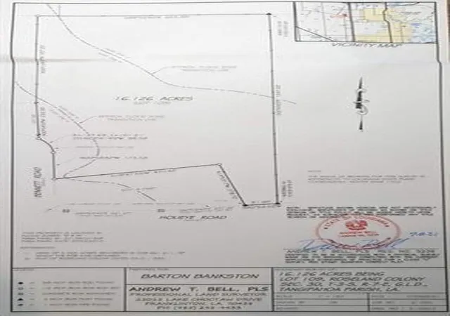 Photo 1 of Land for sale at Bennett Rd, Roseland, LA 70456 | MLS# 2550932 | Listing updated on 2026-07-24