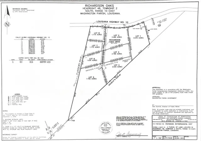 7th image of Tbd Lot3 Richardson Oaks Ln, Franklinton, LA 70438 | MLS# 2569663