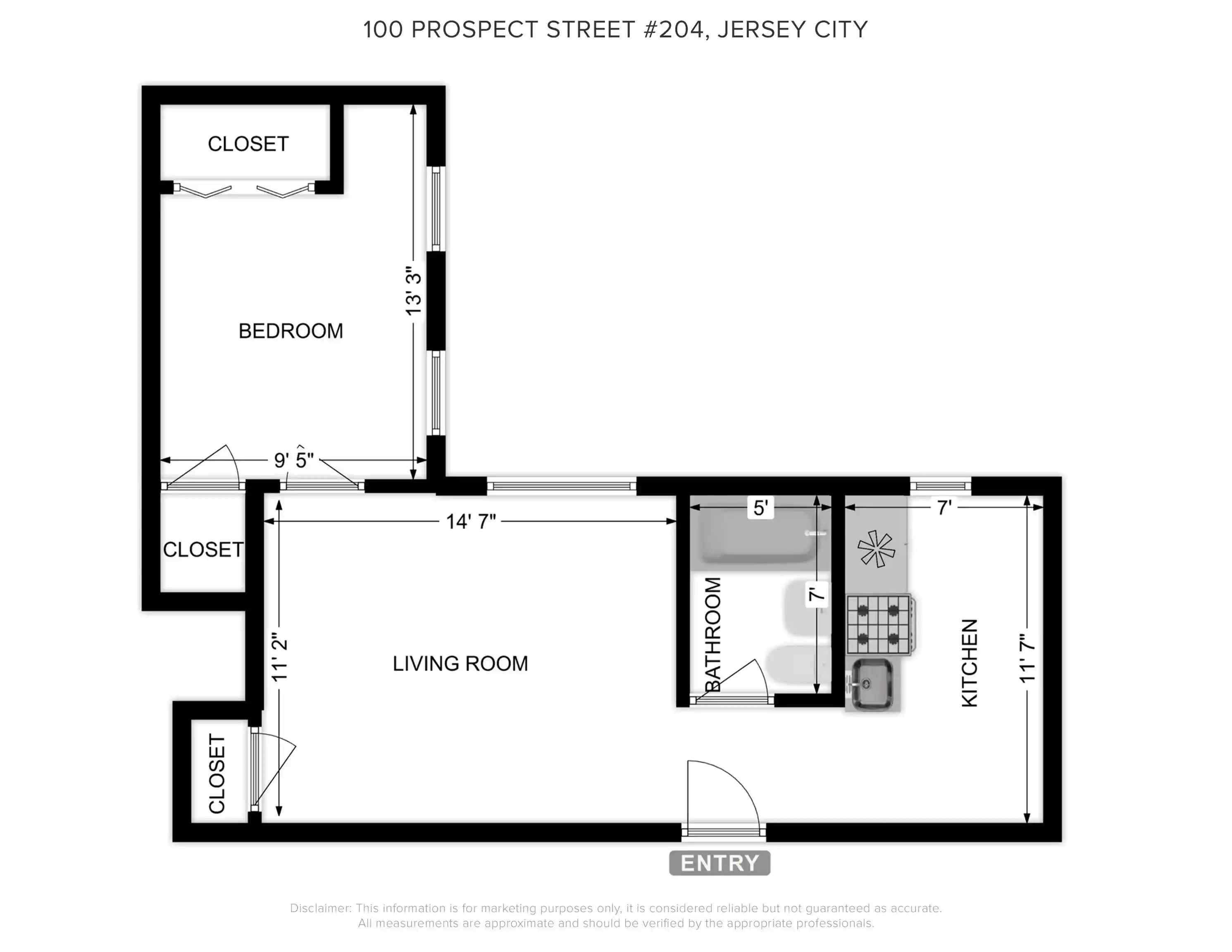 Homes for sale in Jersey City, NJ | 100 Prospect St #204, Jersey City, NJ 07307 | MLS# 260007971