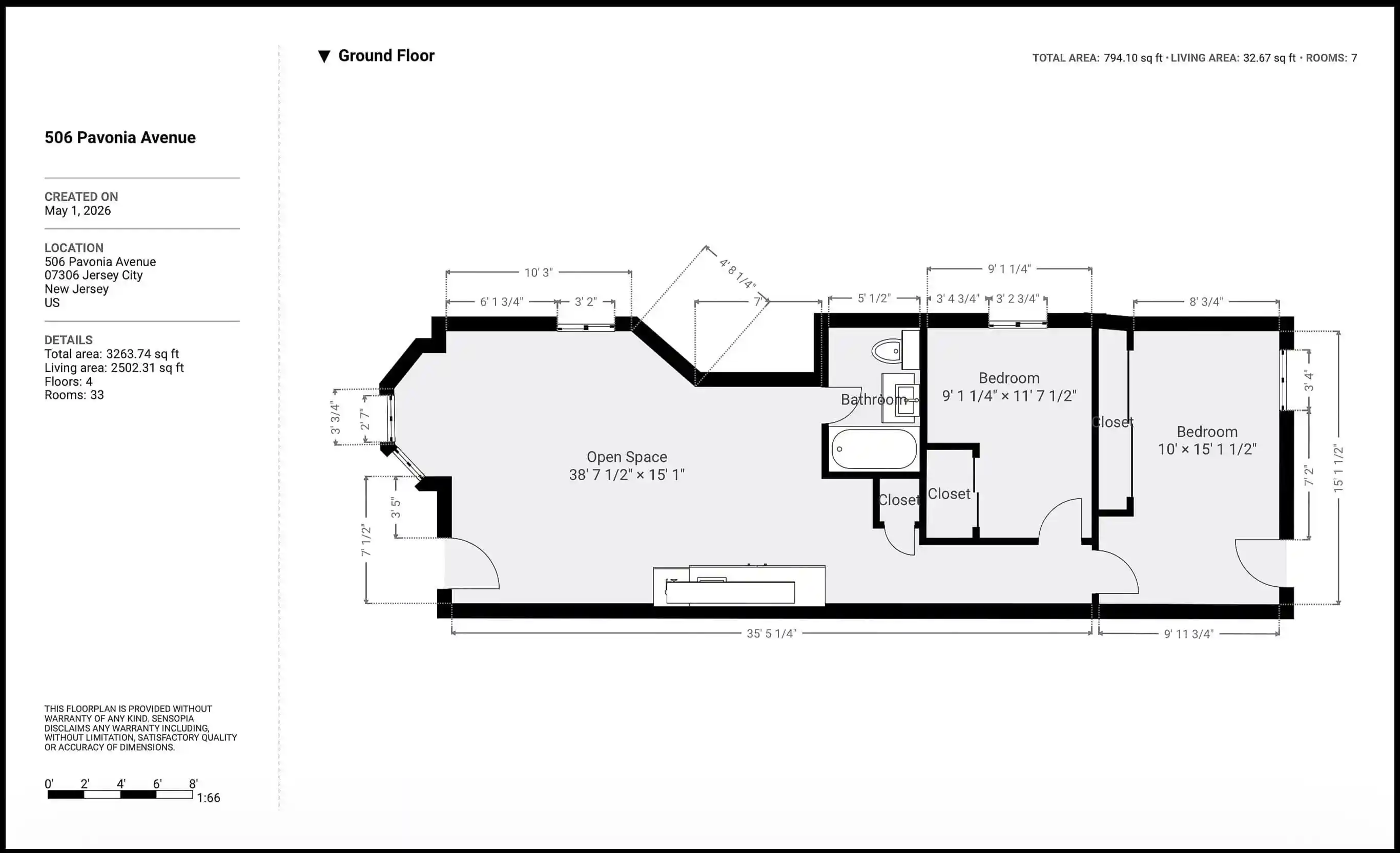 3rd image of 506 Pavonia Ave, Jersey City, NJ 07306 | MLS# 260008939