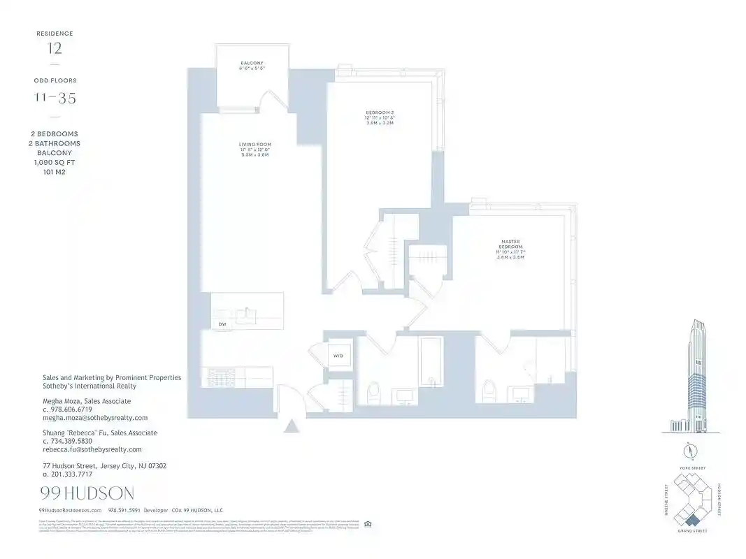 2nd image of 99 Hudson St, Jersey City, NJ 07302