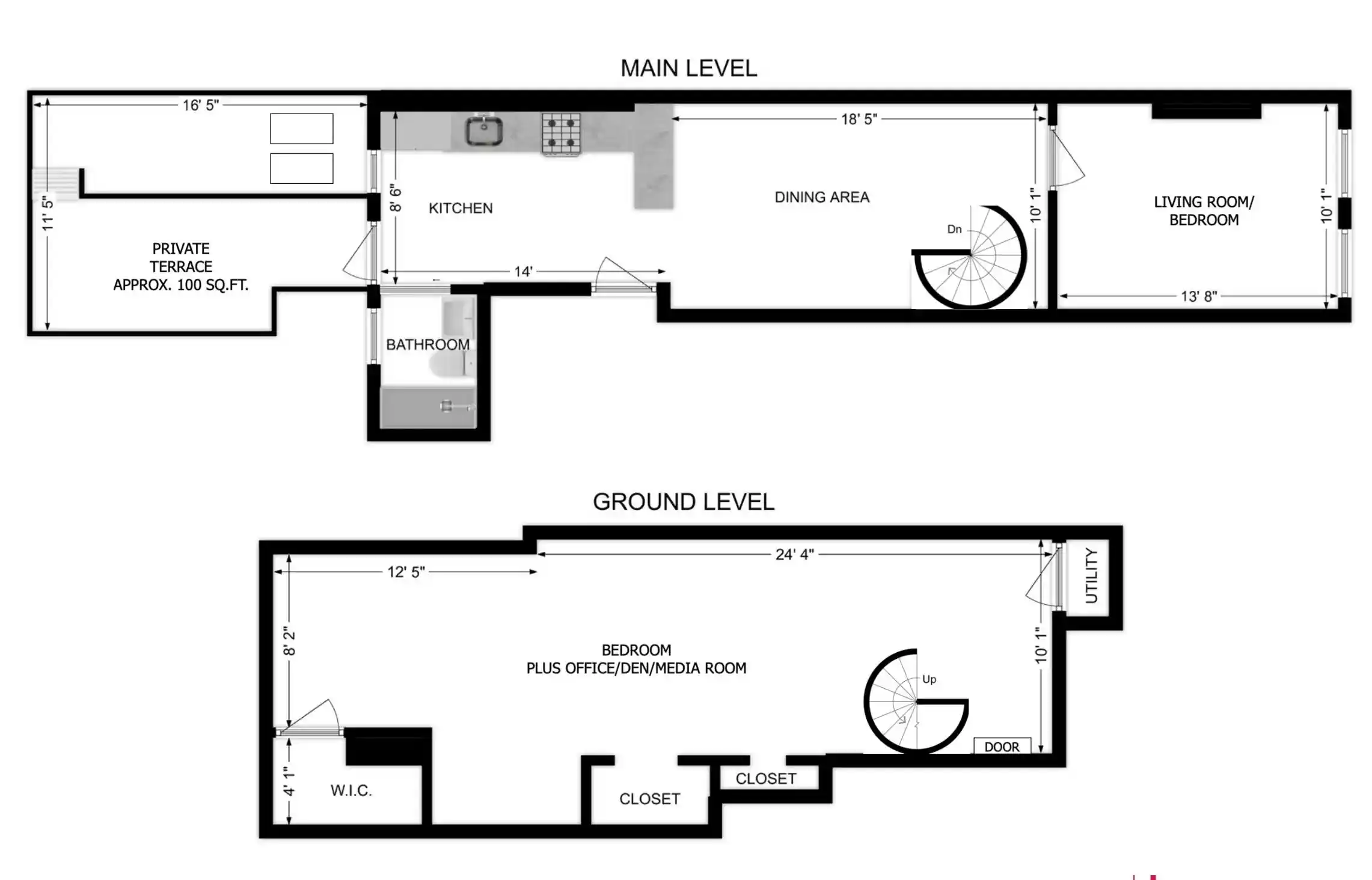 Listing Photo 5 - Condo for sale in building located at 206 6Th St, Jersey City, NJ 07302 - Unit #1R