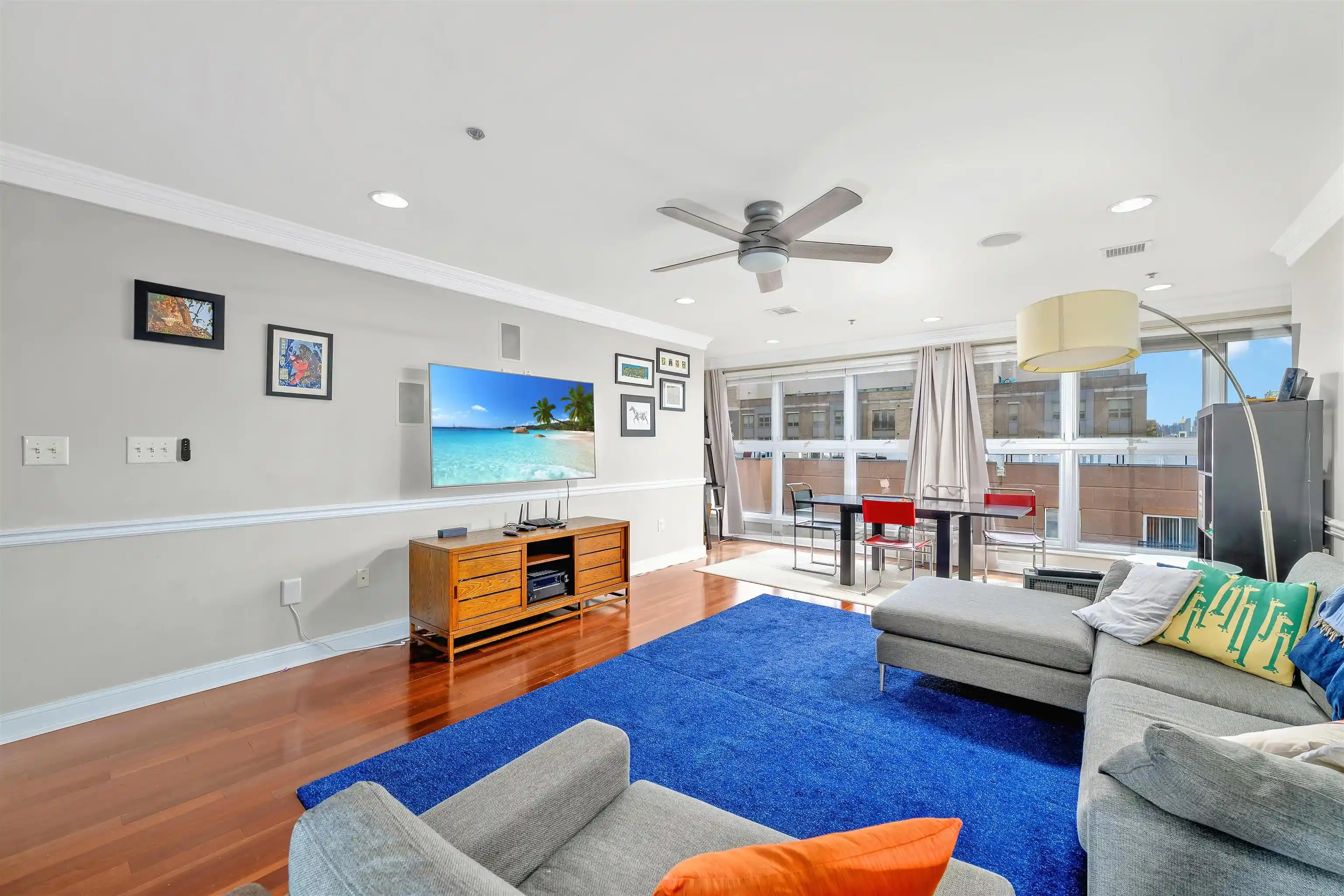 Listing Photo 1 - Condo for sale in building located at 1331 Grand St, Hoboken, NJ 07030 - Unit #606