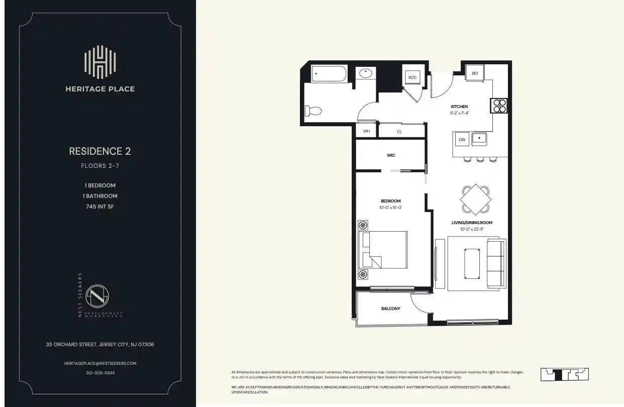 Photo 3 of Condo for sale at 35 Orchard St #702, Jersey City, NJ 07306 | MLS# 260012338 | Listing updated on 2026-06-24