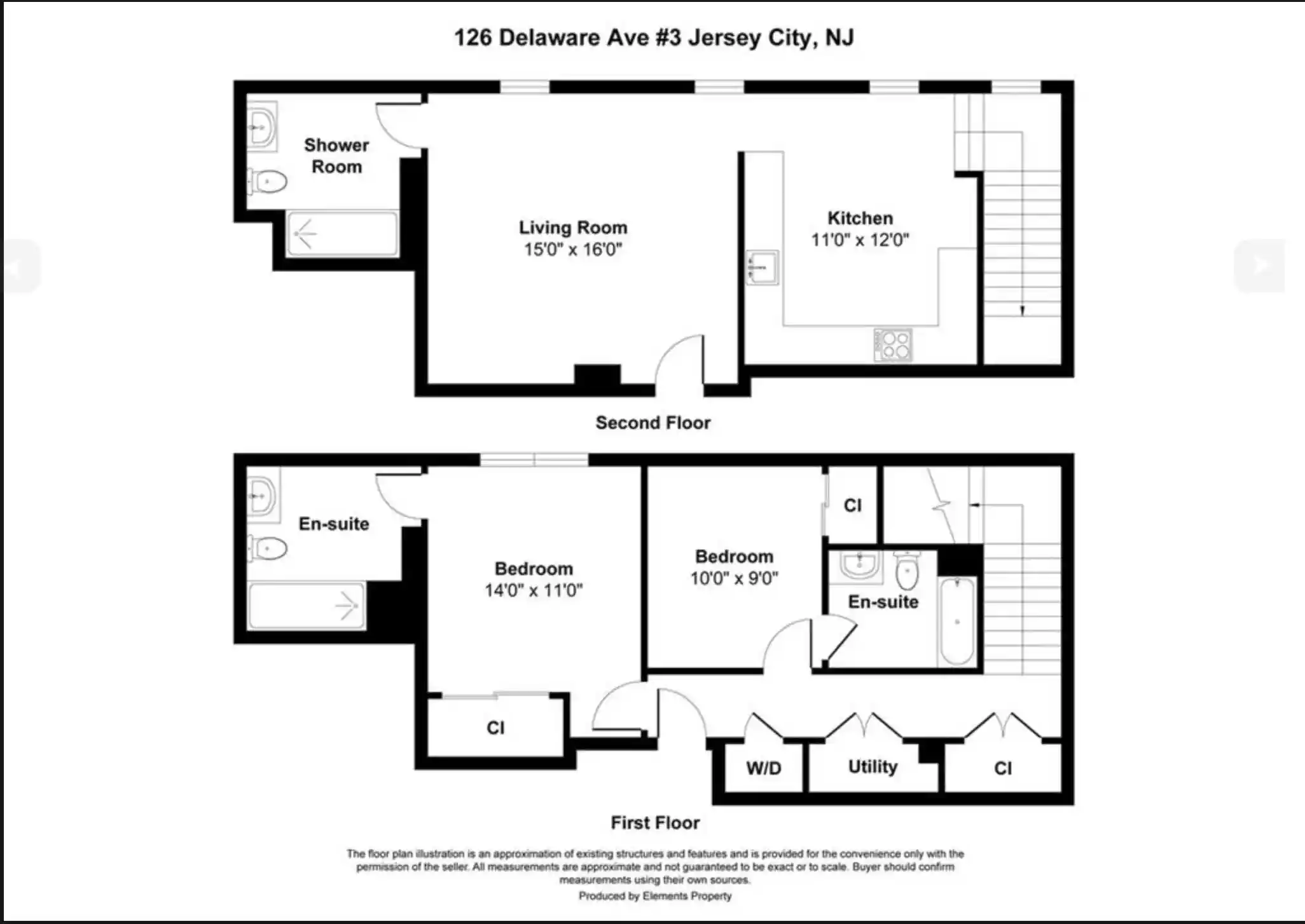 Photo 3 of Condo for sale at 126 Delaware Ave #3, Jersey City, NJ 07306 | MLS# 260013336 | Listing updated on 2026-07-08