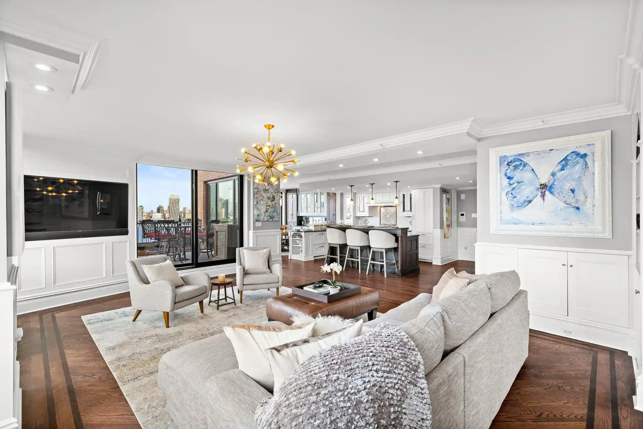 Listing Photo 2 - Condo for sale in building located at 2 Constitution Ct, Hoboken, NJ 07030 - Unit #PH01