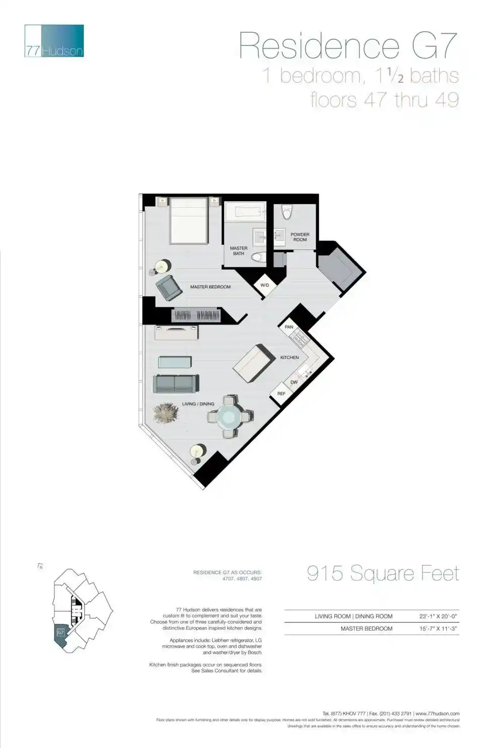 Photo 4 of Condo for sale at 77 Hudson St #PH4807, Jersey City, NJ 07302 | MLS# 260017543 | Listing updated on 2026-09-02