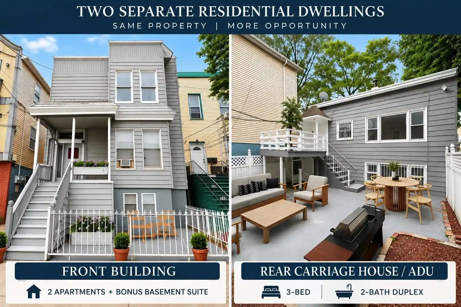 Photo 1 of Multi family home for sale at 283 Griffith St, Jersey City, NJ 07307 | MLS# 260018066 | Listing updated on 2026-09-21