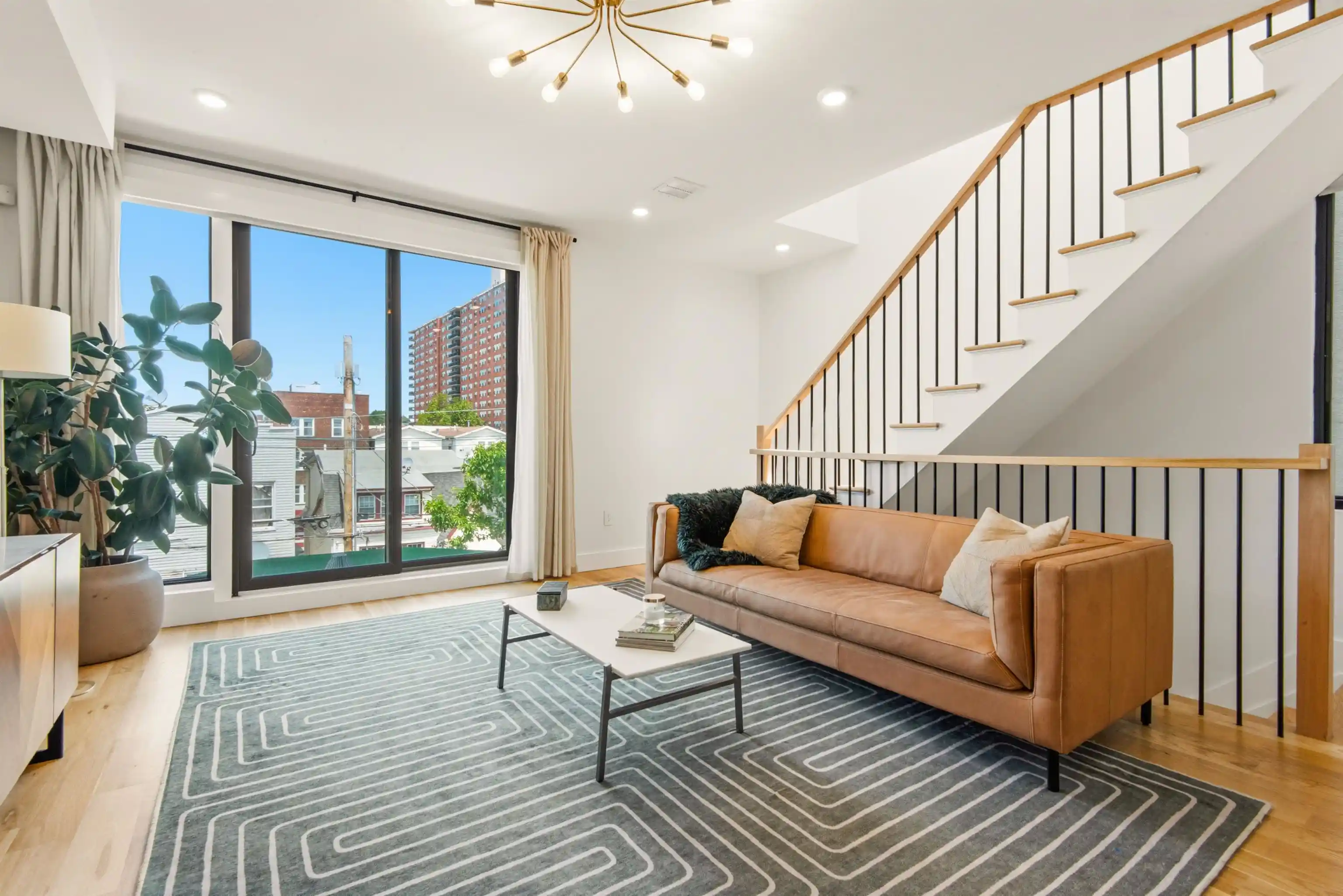 Listing Photo 1 - Condo for sale in building located at 19 Leonard St, Jersey City, NJ 07307 - Unit #2