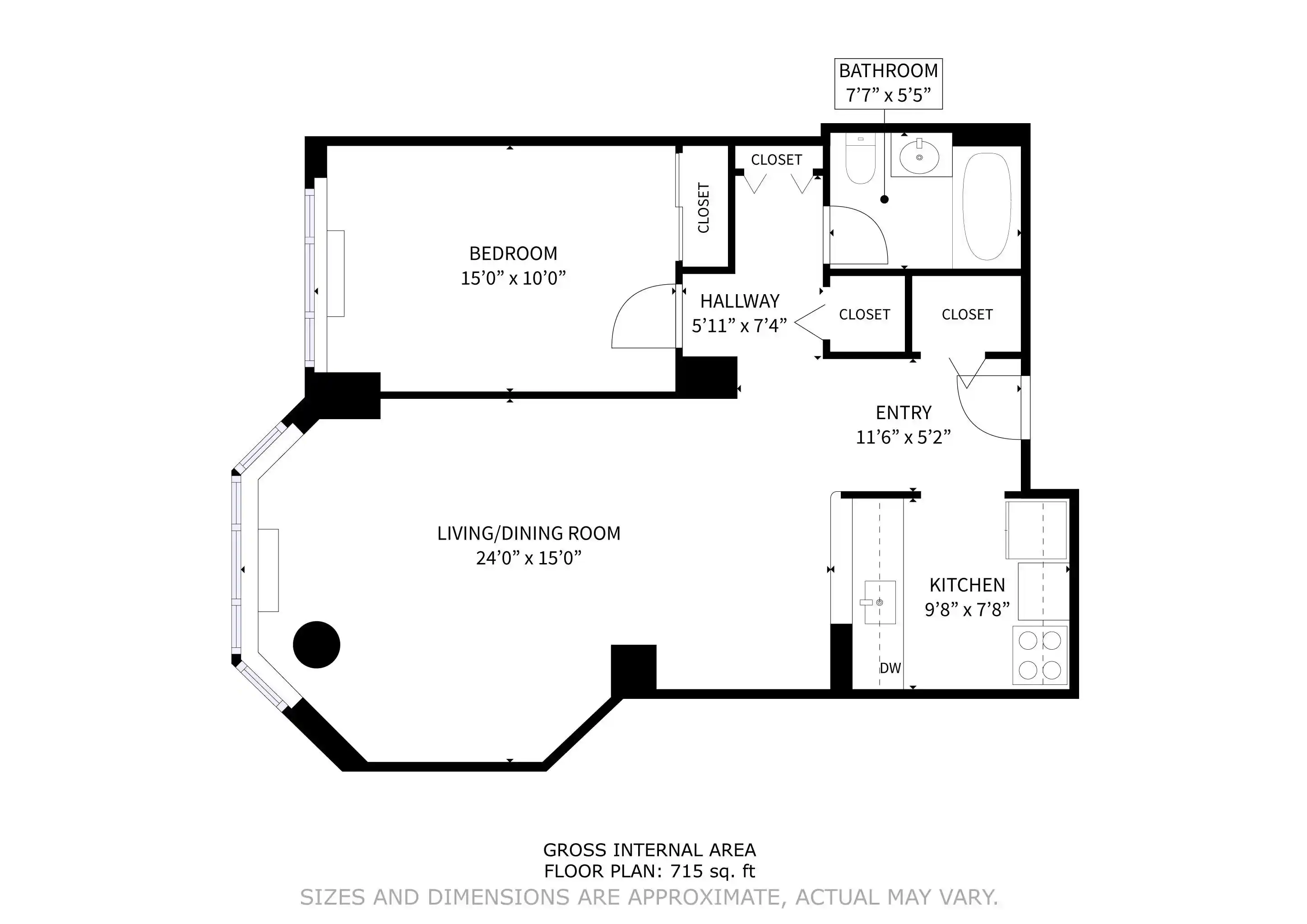 Photo 3 of Condo for sale at 1 2nd Street #402, Jersey City, NJ 07302 | MLS# 260018387 | Listing updated on 2026-09-15