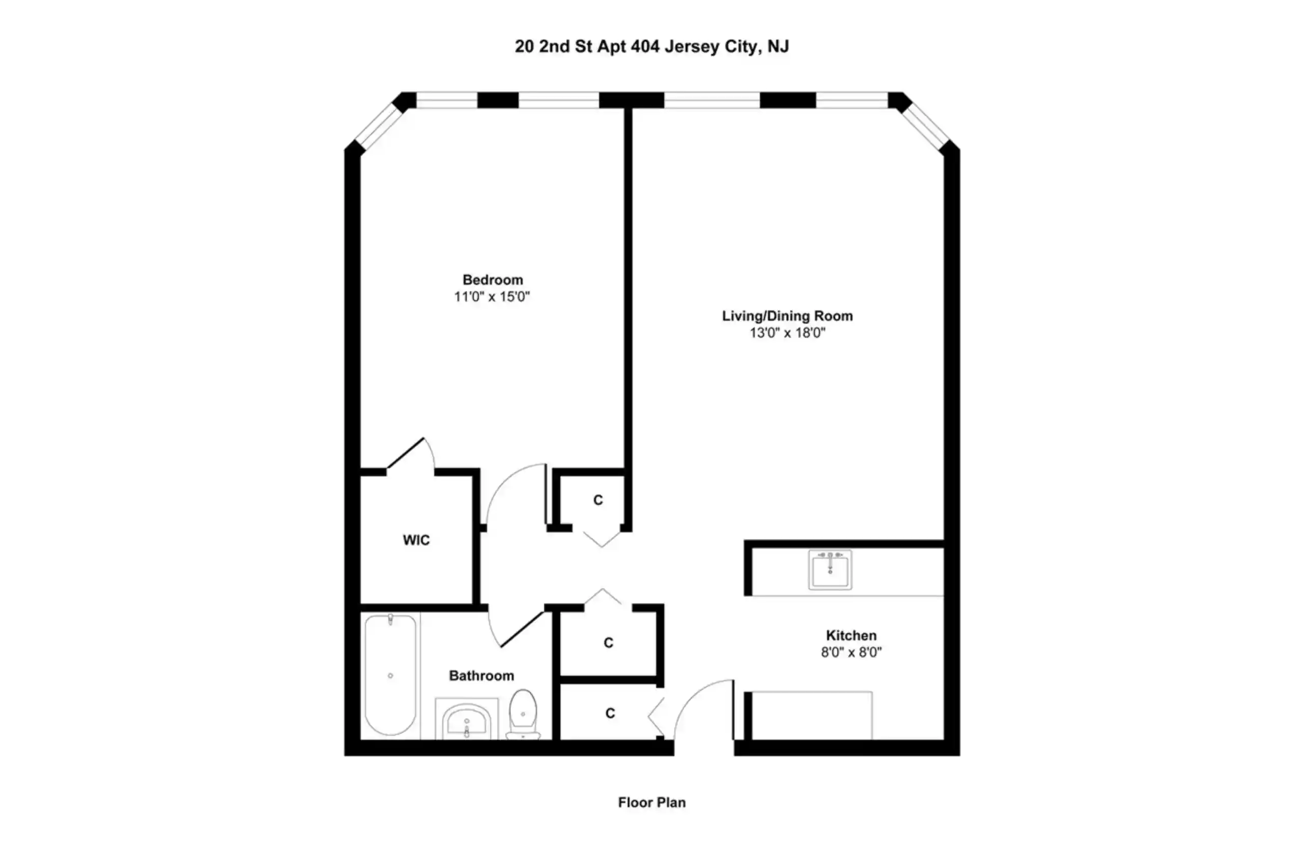 Photo 3 of Condo for sale at 20 2nd Street #404, Jersey City, NJ 07302 | MLS# 260018500 | Listing updated on 2026-09-15