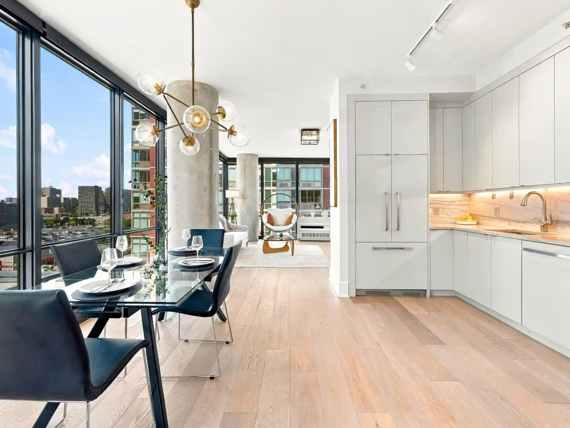 Listing Photo 1 - Condo for sale in building located at 389 Washington St, Jersey City, NJ 07302 - Unit #8E