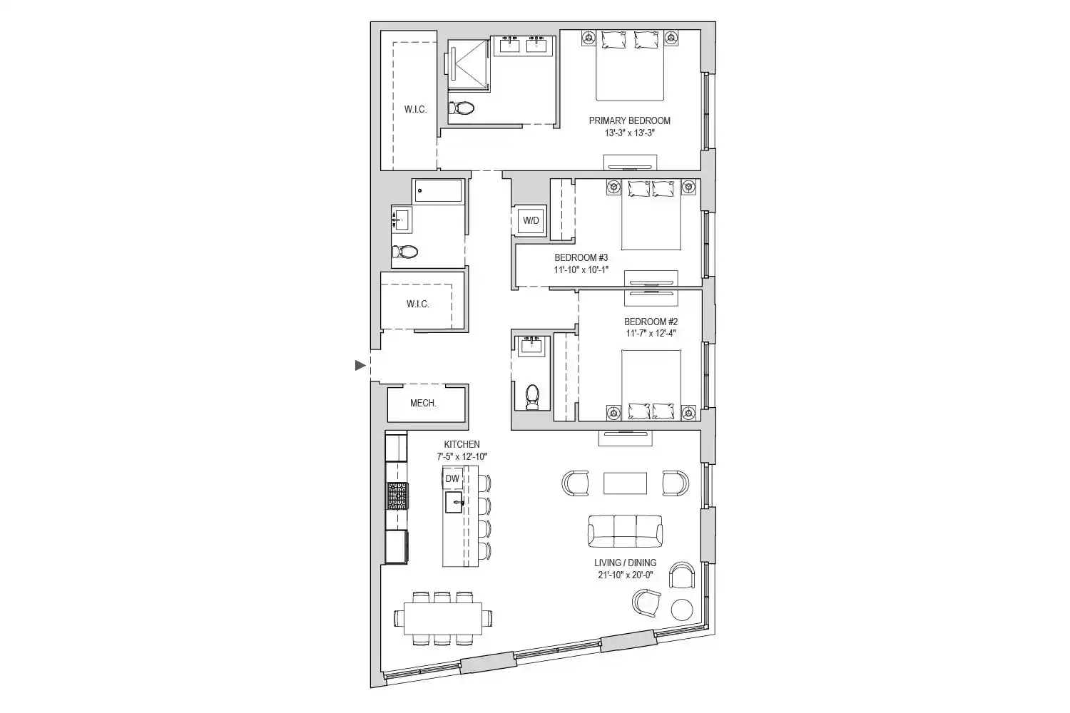 Photo 2 of Condo for sale at 8 Ave At Port Imperial #3M, West New York, NJ 07093 | MLS# 260019182 | Listing updated on 2026-09-30