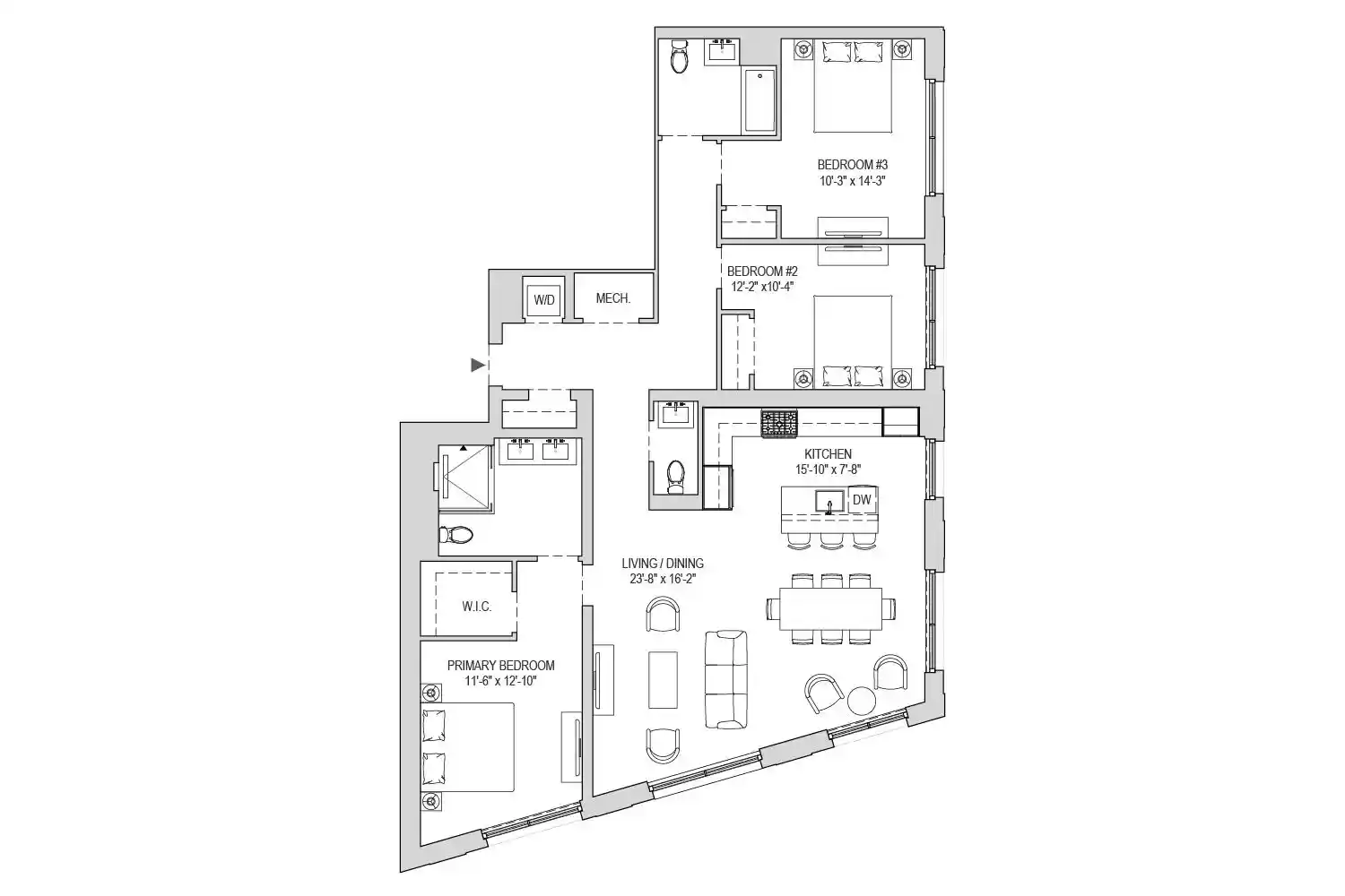 Photo 2 of Condo for sale at 8 Ave At Port Imperial #4E, West New York, NJ 07093 | MLS# 260019200 | Listing updated on 2026-09-30