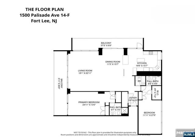 Homes for sale in Fort Lee, NJ | 1500 Palisade #14F, Fort Lee, NJ 07024 | MLS# 26010308