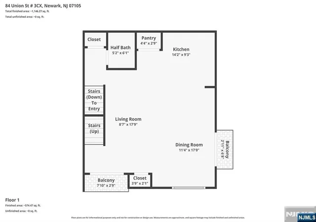 Homes for sale in Newark, NJ | 84 Union Street, Newark, NJ 07105 | Houzeo