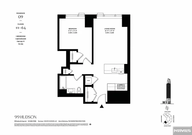 Photo 34 of Condo for sale at 99 Hudson St #2309, Jersey City, NJ 07302 | MLS# 26020705 | Listing updated on 2026-06-20