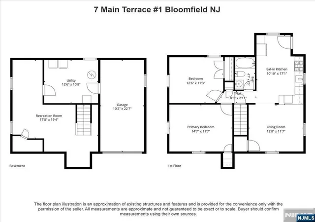 Homes for sale in Bloomfield, NJ | 7 Main Ter, Bloomfield, NJ 07003 | MLS# 26020980