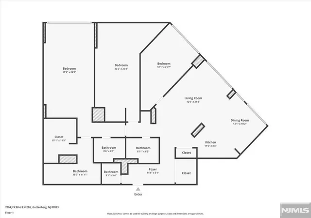 33rd image of 7004 Boulevard East #8C, West New York, NJ 07093 | MLS# 26022049