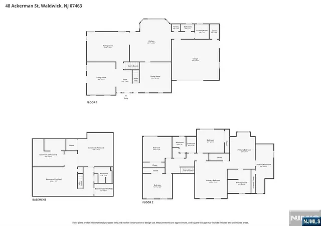 Homes for sale in Waldwick, NJ | 48 Ackerman St, Waldwick, NJ 07430 | MLS# 26022155