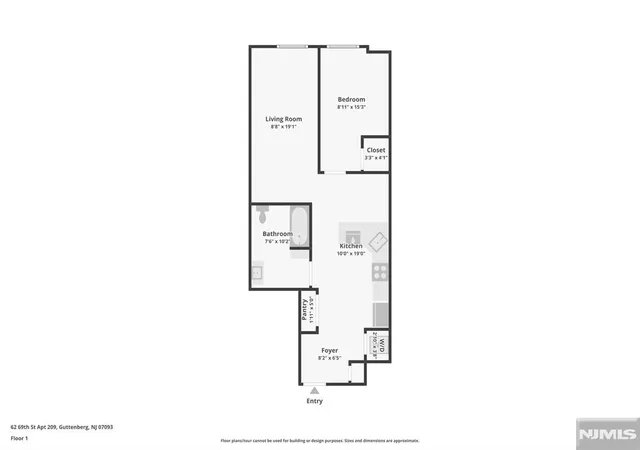 Homes for sale in Guttenberg, NJ | 62 69th St #209, Guttenberg, NJ 07093 | MLS# 26022428