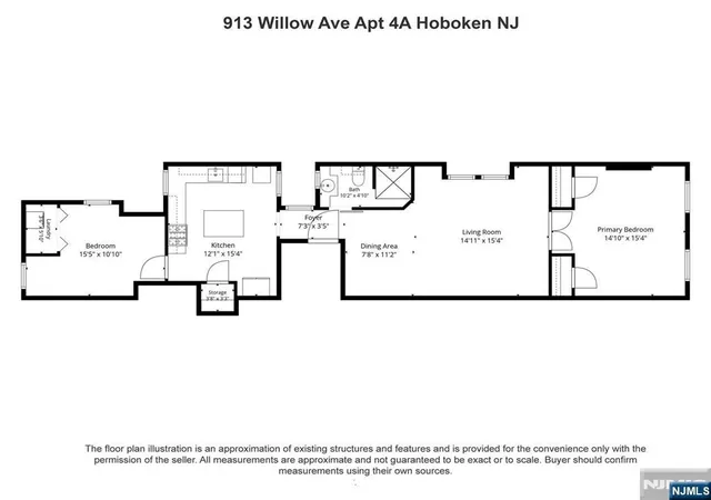 Homes for sale in Hoboken, NJ | 913 915 Willow Ave #4A, Hoboken, NJ 07030 | MLS# 26025541