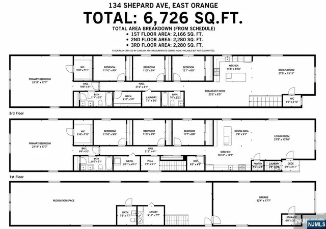 4th image of 134 Shepard Ave, East Orange, NJ 07018 | MLS# 26026497