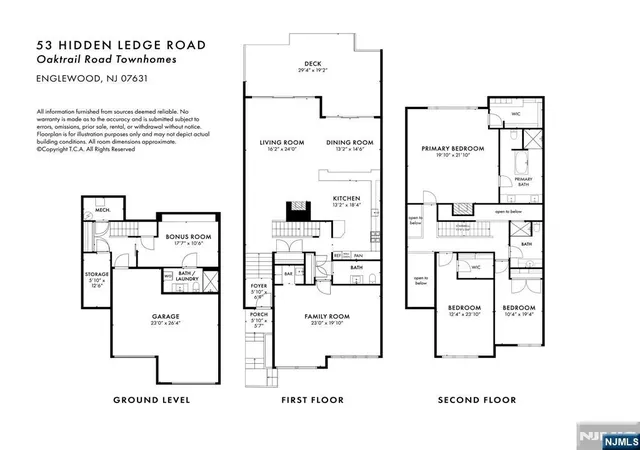 Photo 2 of Townhouse for sale at 53 Hidden Ledge Rd, Englewood, NJ 07631 | MLS# 26027179 | Listing updated on 2026-09-19