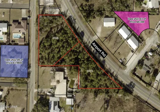 Photo 1 of Land for sale at 2423 Airport Rd, Panama City, FL 32405 | MLS# 757780 | Listing updated on 2026-07-10