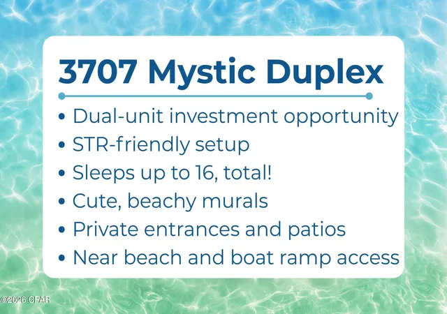 Homes for sale in Panama City Beach, FL | 3707 Mystic St #A & B, Panama City Beach, FL 32408 | MLS# 785975