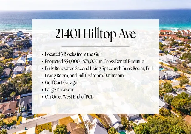 2nd image of 21401 Hilltop Ave, Panama City Beach, FL 32413 | MLS# 786385