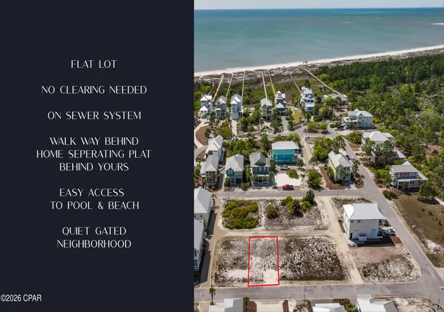 Photo 3 of Land for sale at 118 Rosemary Ct, Port Saint Joe, FL 32456 | MLS# 787547 | Listing updated on 2026-07-09