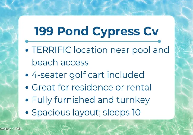 3rd image of 199 Pond Cypress Cvs, Port Saint Joe, FL 32456 | MLS# 791385