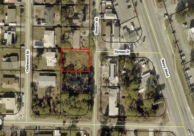 Photo 1 of Land for sale at 2334 Beech St, Panama City, FL 32408 | MLS# 791632 | Listing updated on 2026-06-20