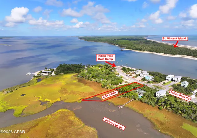 Photo 4 of Land for sale at Lot 0 Indian Pass Rd, Port Saint Joe, FL 32456 | MLS# 792070 | Listing updated on 2026-07-01