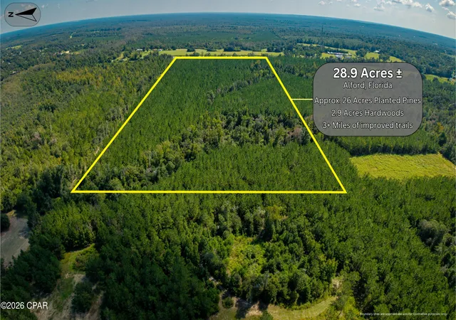 Photo 2 of Land for sale at Tbd Hudson Rd, Alford, FL 32420 | MLS# 795658 | Listing updated on 2026-09-21