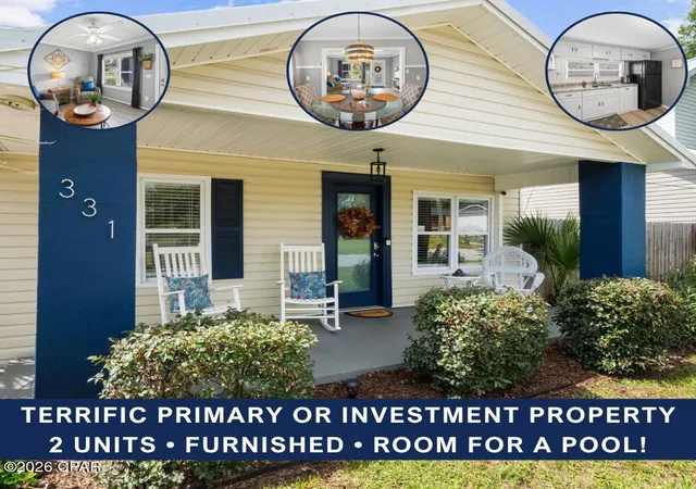 Photo 1 of Single family home for sale at 331 Maine Ave, Panama City, FL 32401 | MLS# 795808 | Listing updated on 2026-09-24