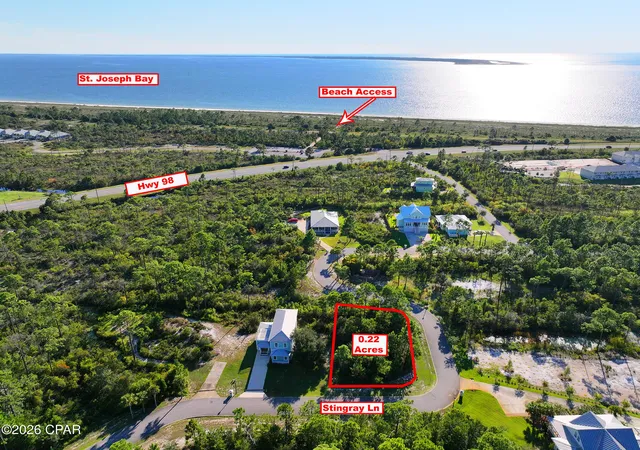Photo 2 of Land for sale at 213 Stingray Ln, Port Saint Joe, FL 32456 | MLS# 796270 | Listing updated on 2026-10-05