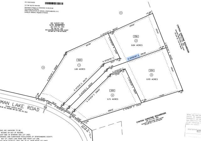 Photo 3 of Land for sale at 354 Lyman Lake Rd, Lyman, SC 29365 | MLS# SPN336540 | Listing updated on 2026-10-02