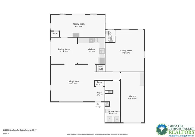 Homes for sale in Bethlehem City, PA | 2649 Nottingham Rd, Bethlehem City, PA 18017 | MLS# 779556