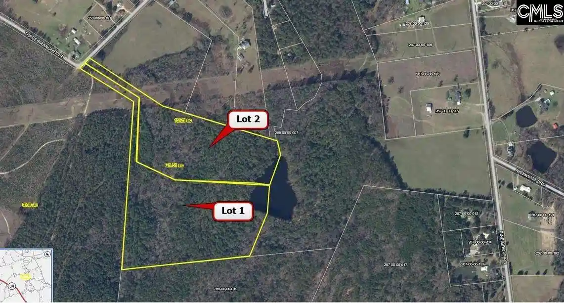 Photo 1 of Land for sale at 1389 Three Branches Rd, Lugoff, SC 29078 | MLS# 580850 | Listing updated on 2026-01-27