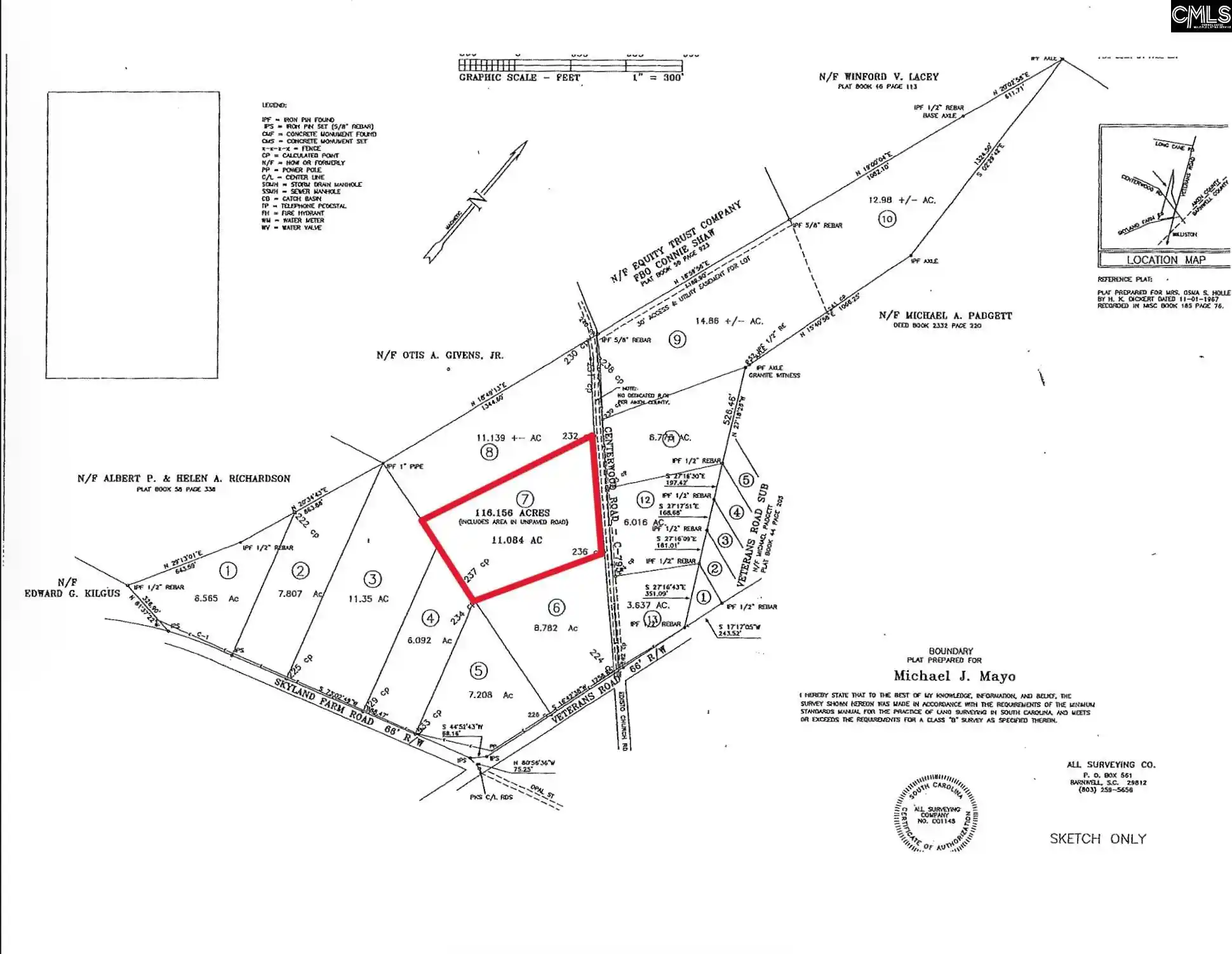 Homes for sale in Williston, SC | 0 Centerwood Rd (r& R Farms Lot 7), Williston, SC 29853 | MLS# 594834