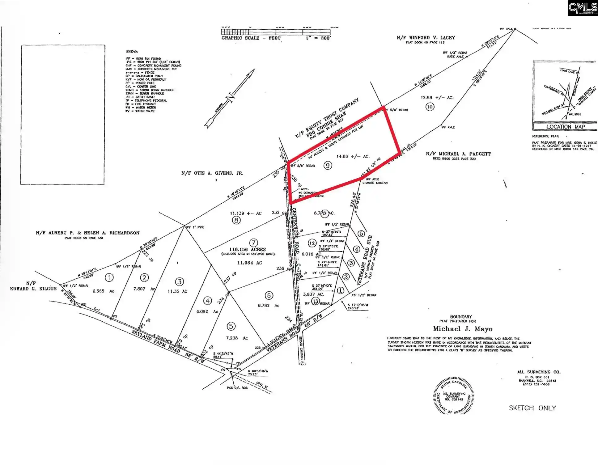 Homes for sale in Williston, SC | 0 Centerwood Rd (r&r Farms Lot 9), Williston, SC 29853 | MLS# 595055