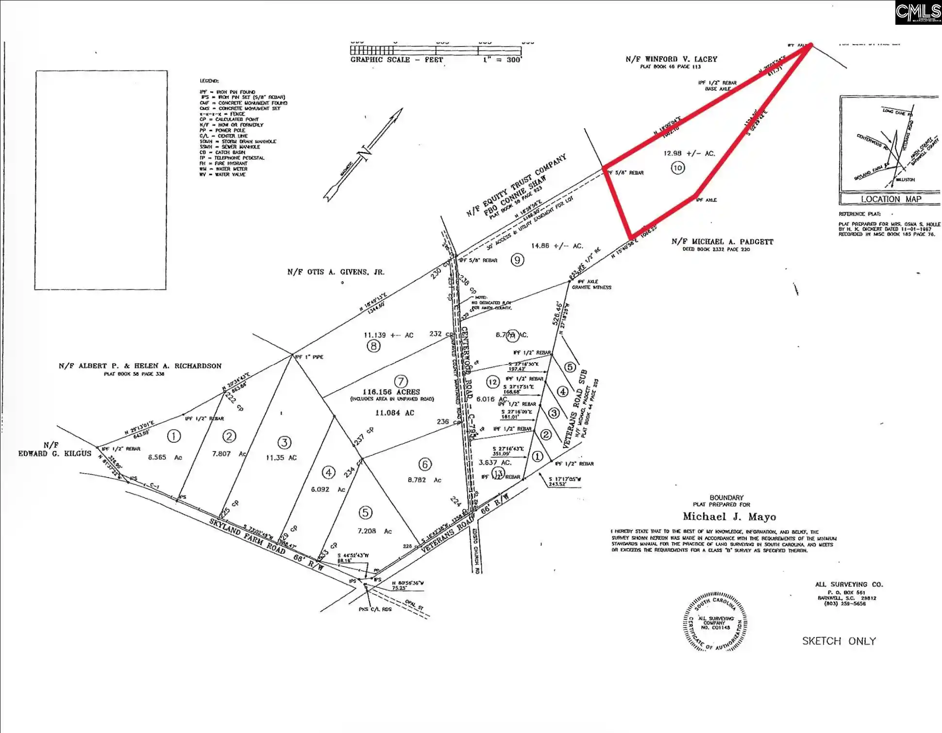 Homes for sale in Williston, SC | 0 Centerwood Rd (r&r Farms Lot 10), Williston, SC 29853 | MLS# 595057
