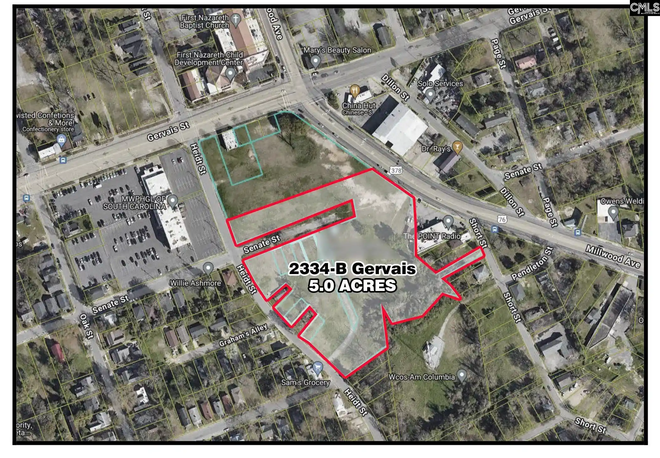 Photo 1 of Land for sale at 2334 Gervais #Parcel B, Columbia, SC 29204 | MLS# 624261 | Listing updated on 2026-08-05
