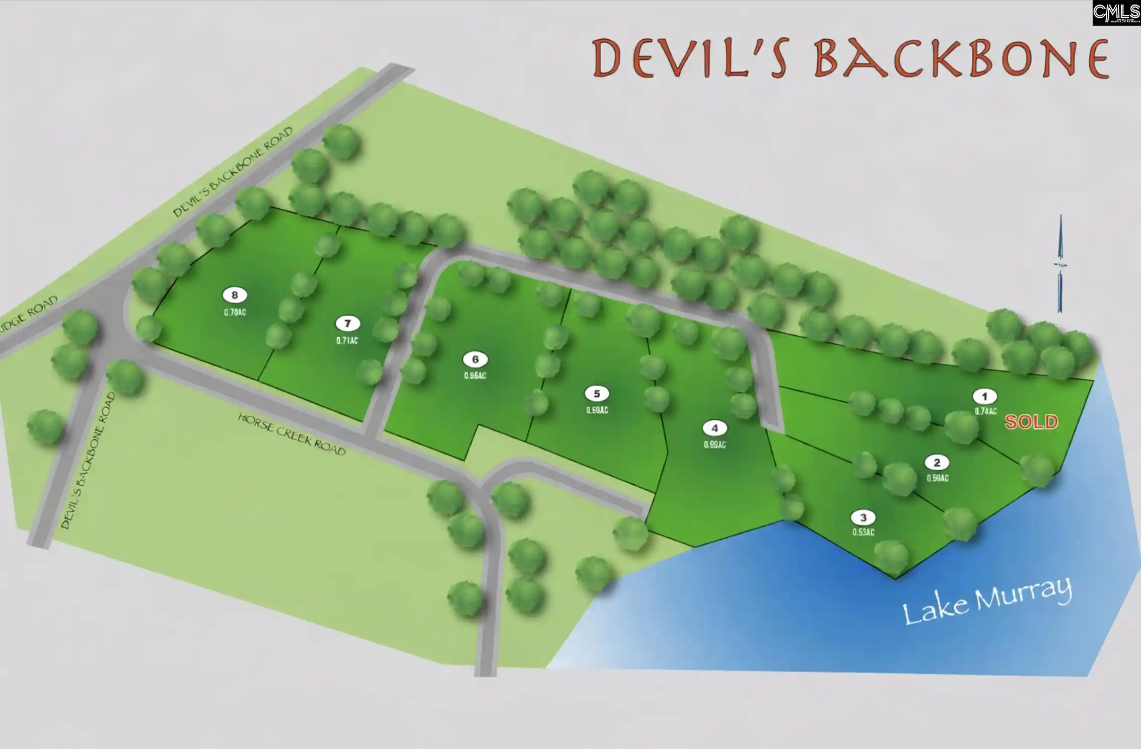 Photo 1 of Land for sale at Tbd Devils Backbone, Leesville, SC 29070 | MLS# 624424 | Listing updated on 2026-02-24