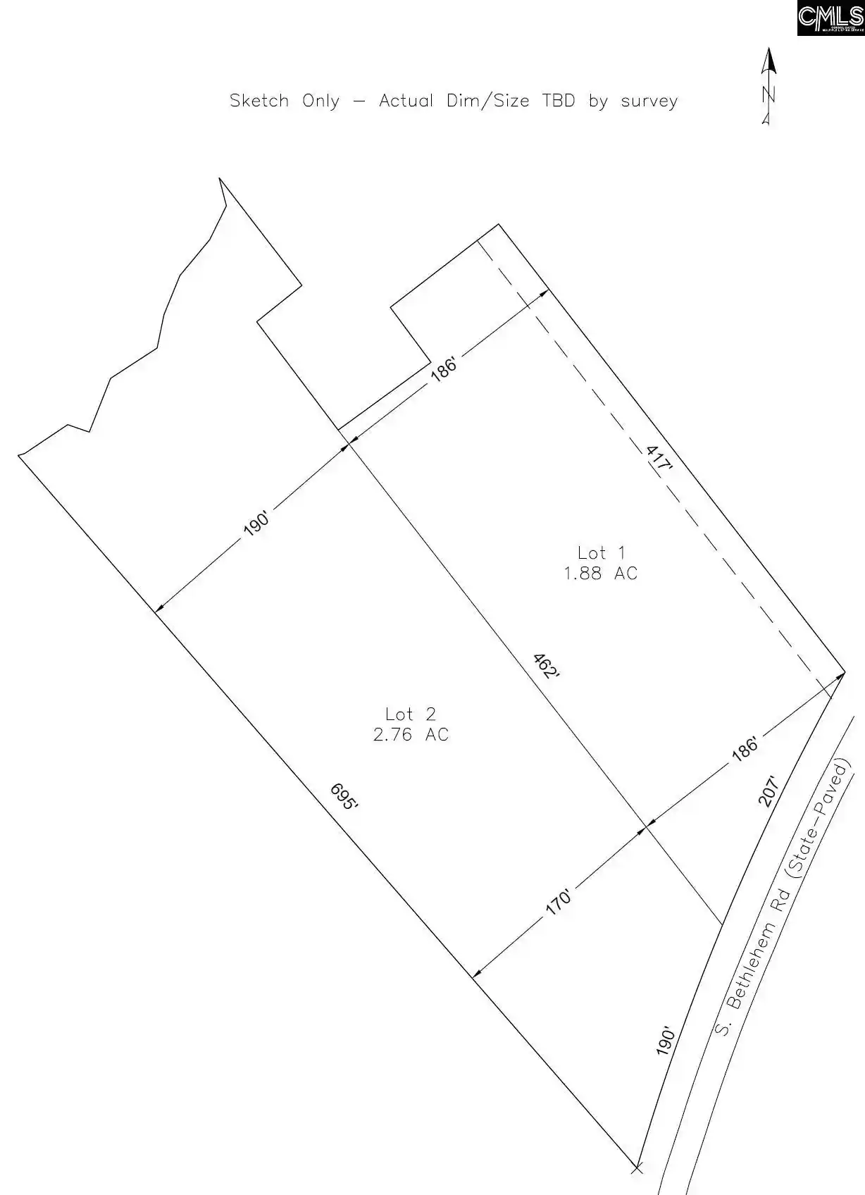 Homes for sale in Batesburg, SC | 0 S Bethlehem #Lot 2, Batesburg, SC 29006 | MLS# 635943