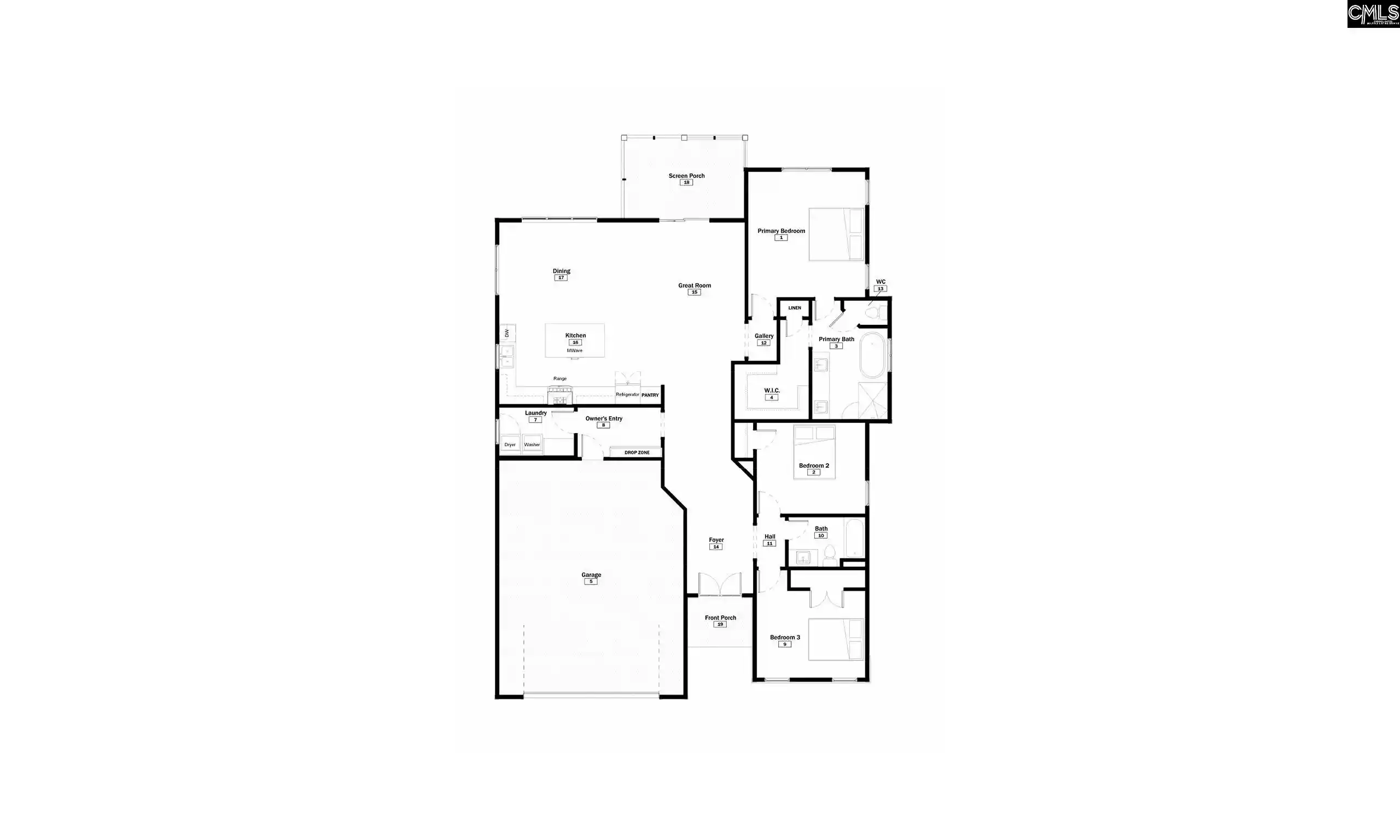 Photo 2 of Single family home for sale at 828 Elms Spinney, Chapin, SC 29036 | MLS# 637191 | Listing updated on 2026-09-01
